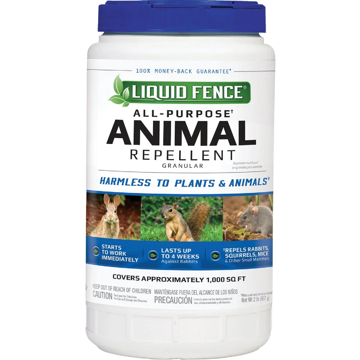 Dependable Liquid Fence 2 Lb. Granular All-Purpose Animal Repellent Lightweight