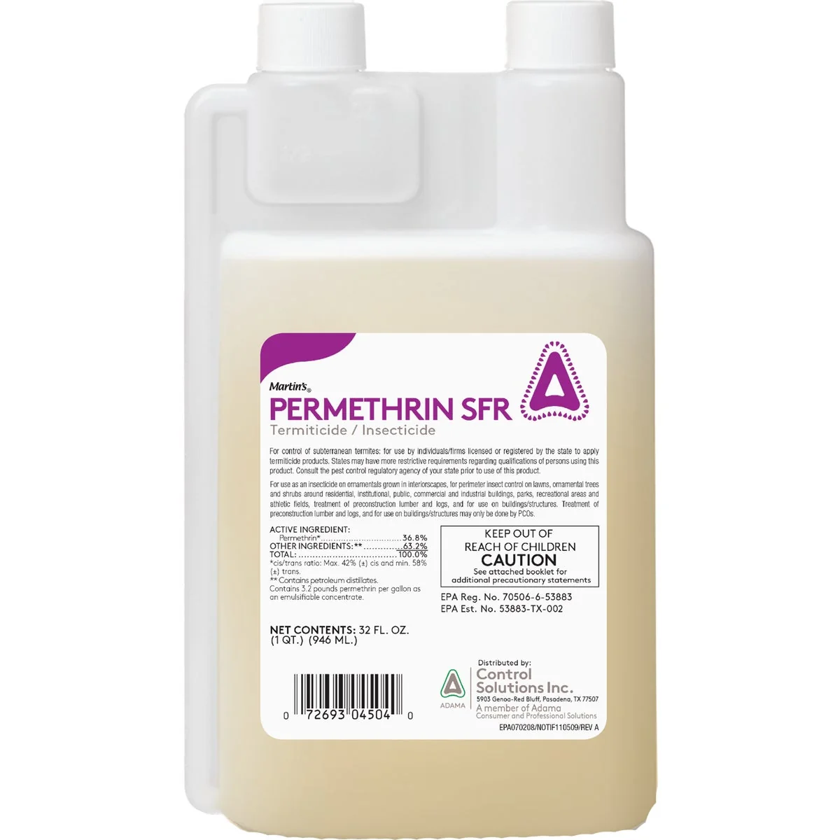 Solid Permethrin SFR 1 Qt. Concentrate Termite Killer Traditional