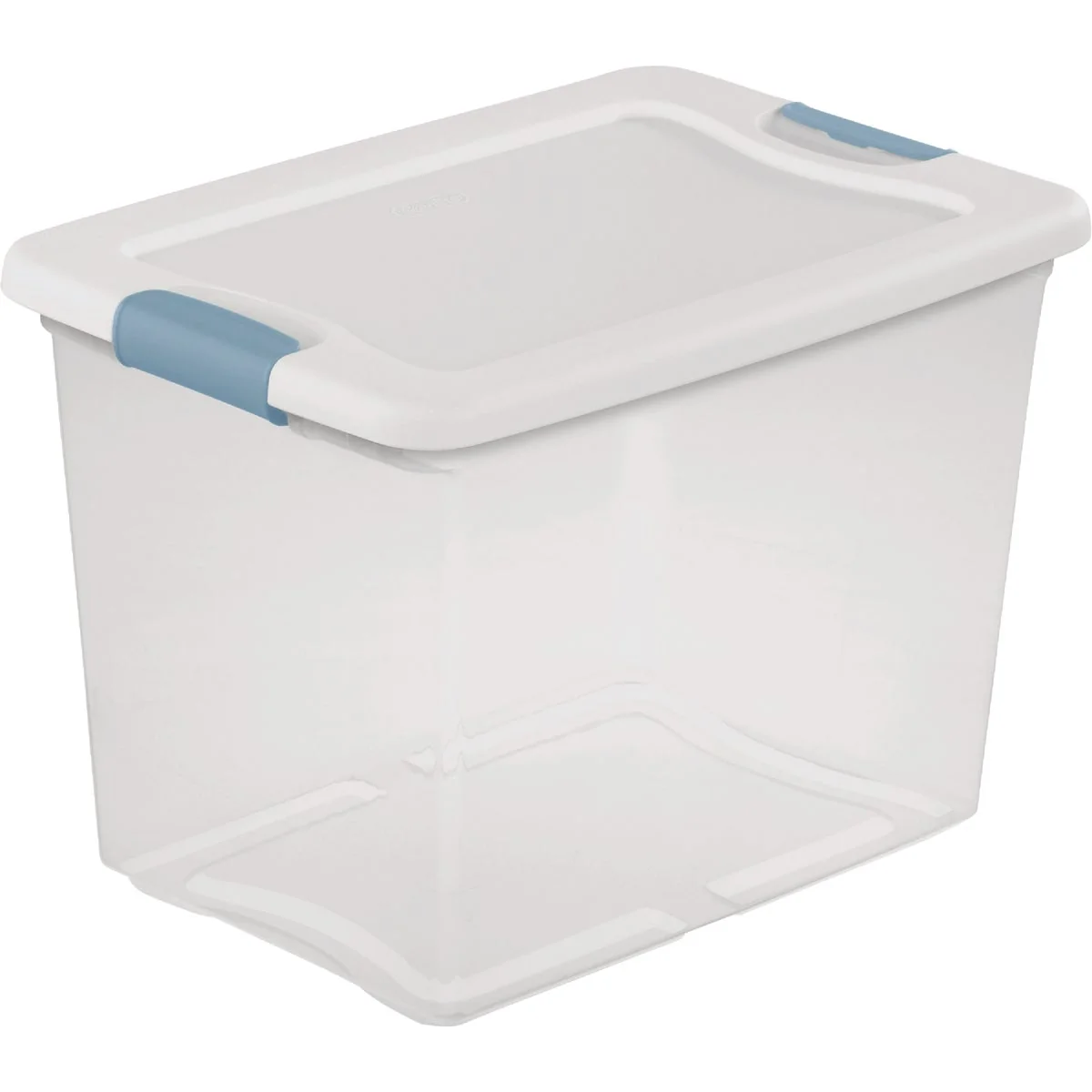 Trendy Sterilite 25 Qt. 24L White Latching Box Original Design