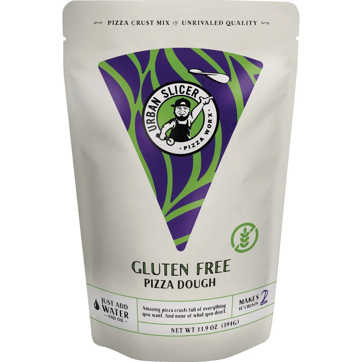 Expertly Made Urban Slicer Pizza Worx Gluten Pizza Dough Mix 13.9oz Natural