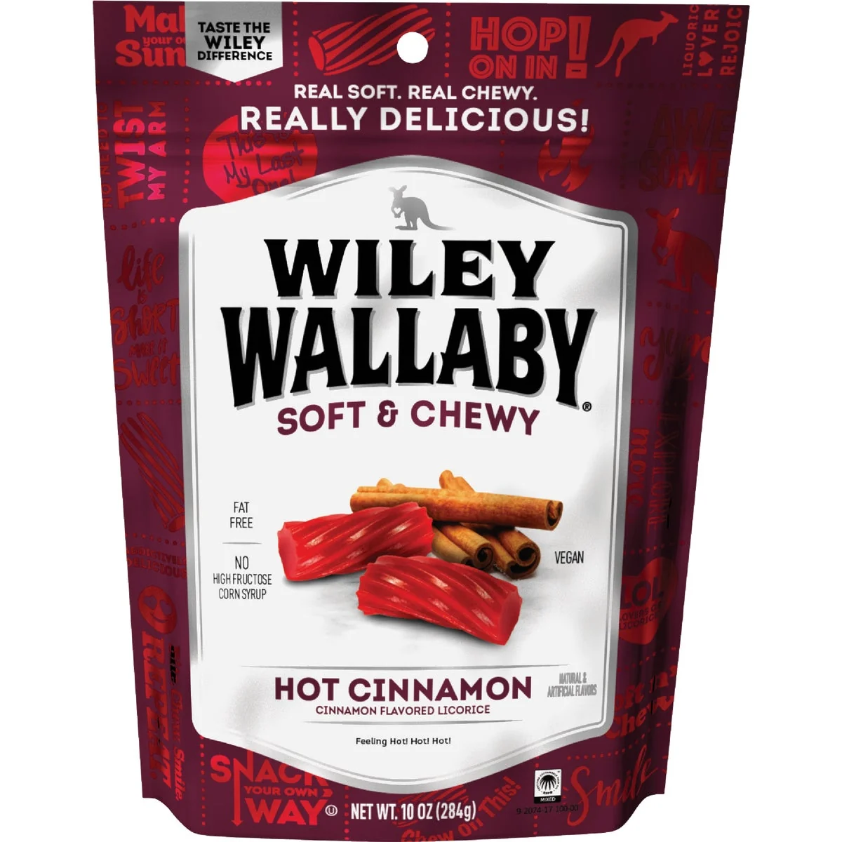Efficient Wiley Wallaby Hot Cinnamon Licorice 10 Oz. Candy Fast