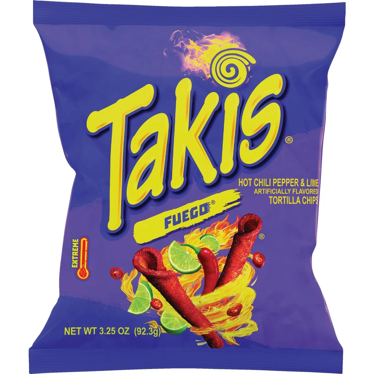 Convenient Takis Fuego 3.25 Oz. Tortilla Chips Advanced