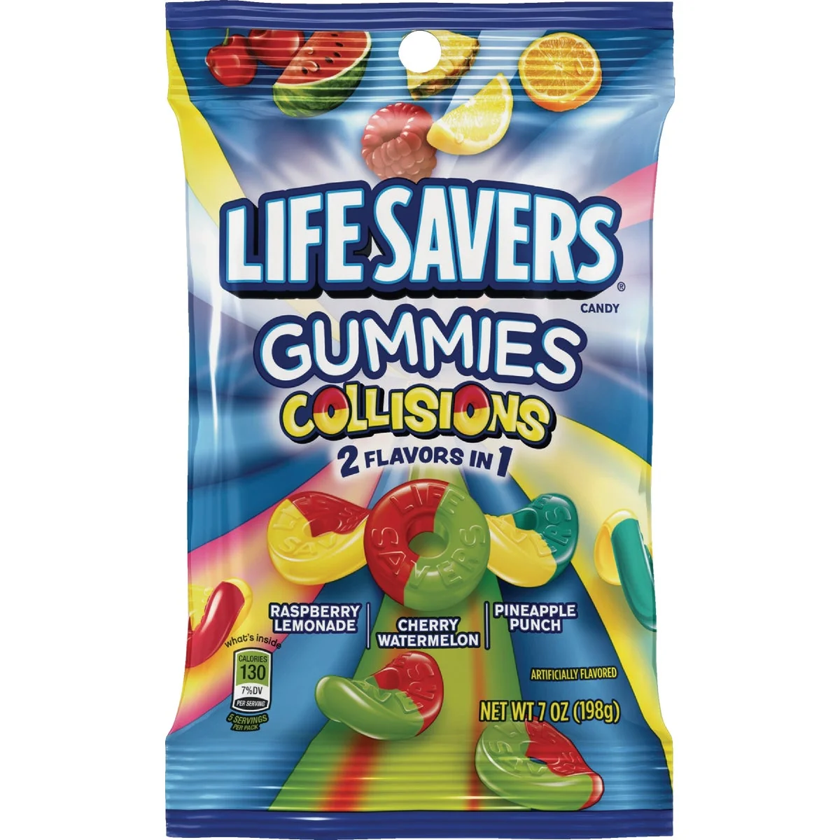 Relaxed Life Savers 7 Oz. Gummies Collisions Candy Easy-to-Use