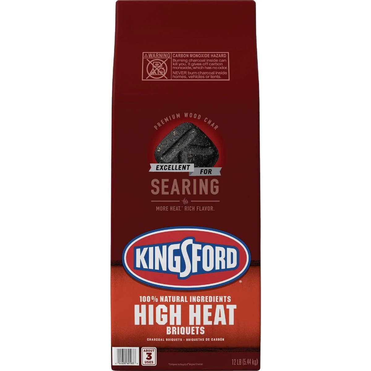 Recyclable Kingsford High Heat 12 Lb. Charcoal Briquets Functional