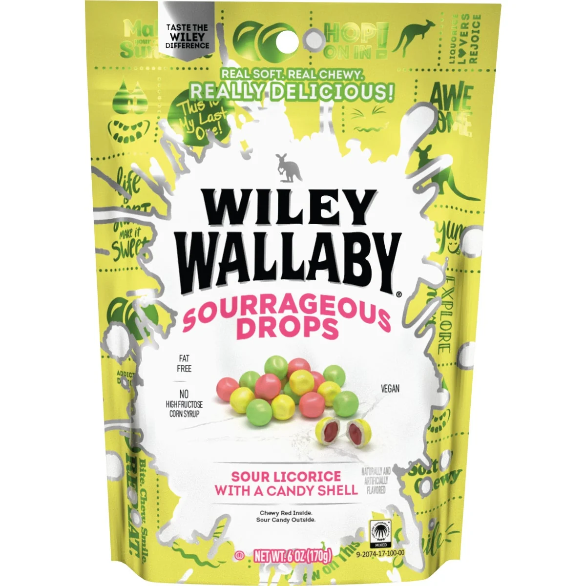 Versatile Wiley Wallaby 6 Oz. Sourrageous Drops Sophisticated