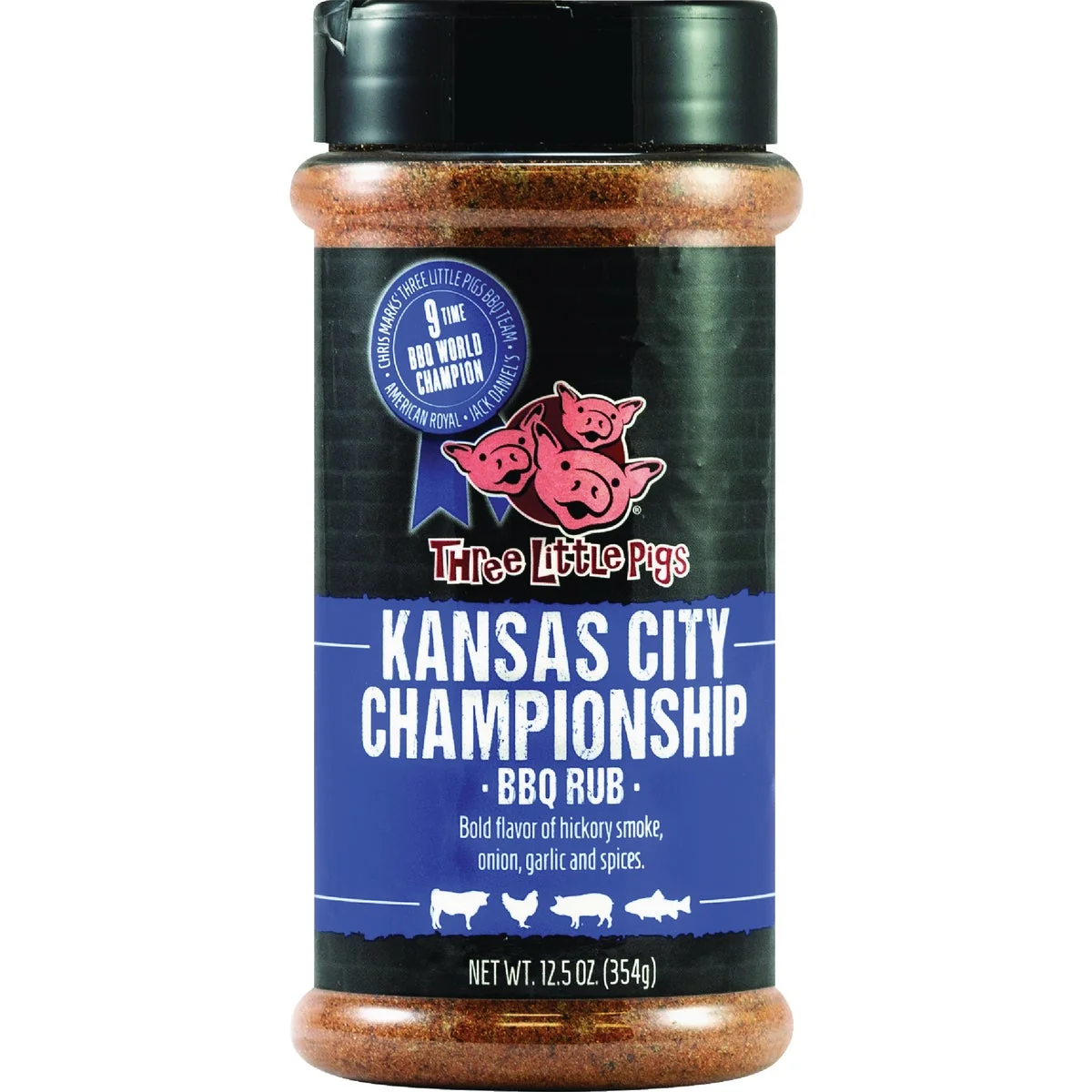 Effective Three Little Pigs 12.5 Oz. Memphis Style Rub Flexible