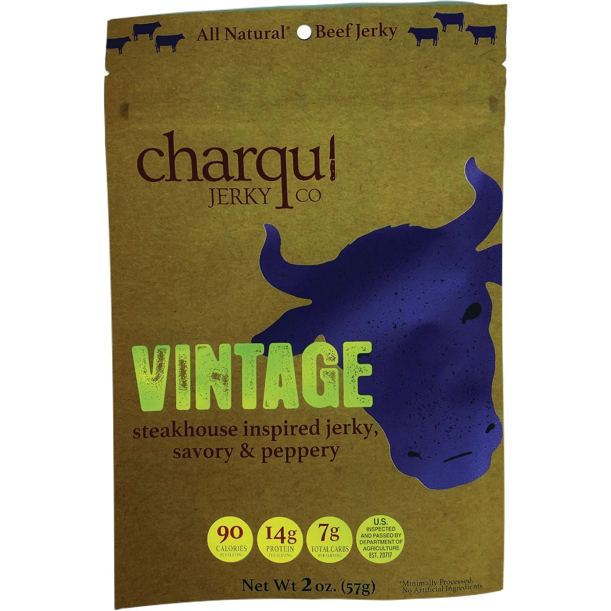 Easy-to-Use Charqui 2 Oz. Vintage Jerky Certified