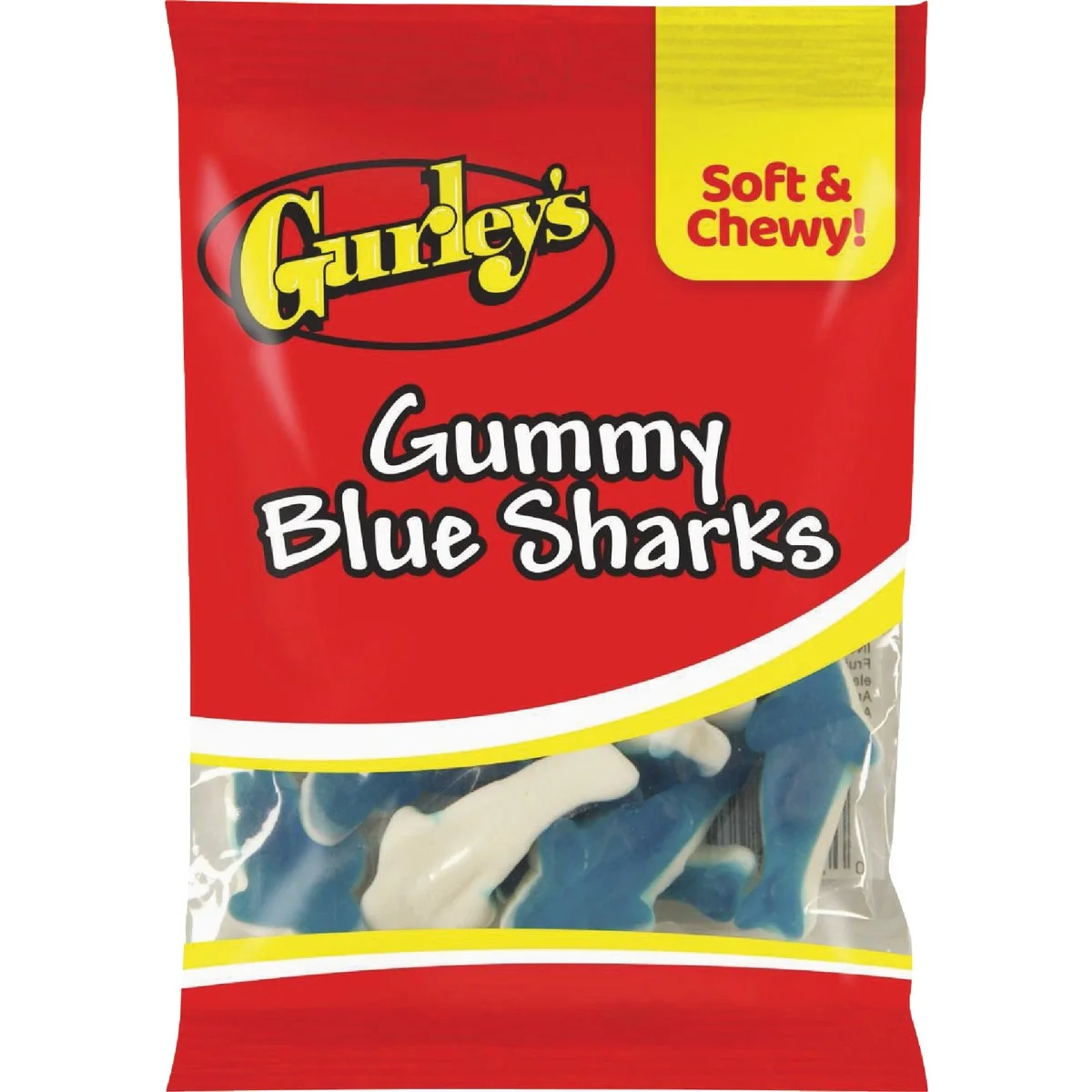 Exclusive Gurley’s 4.5 Oz. Gummy Blue Sharks Original