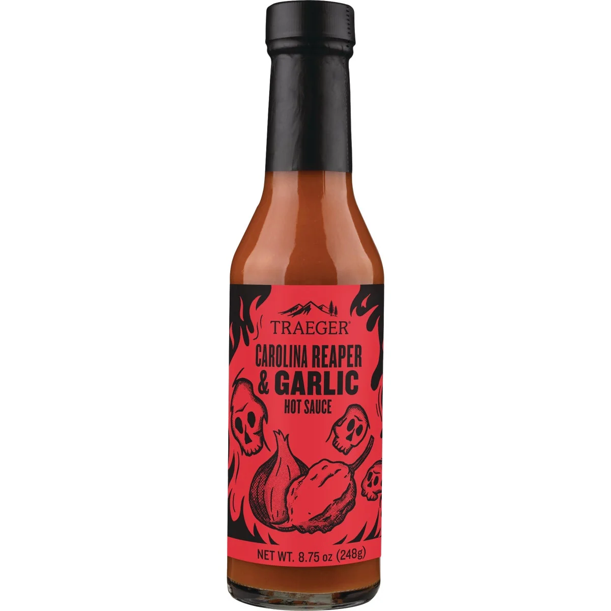 Enhanced Traeger 8.75 Oz. Carolina Reaper Garlic Hot Sauce Premium Material