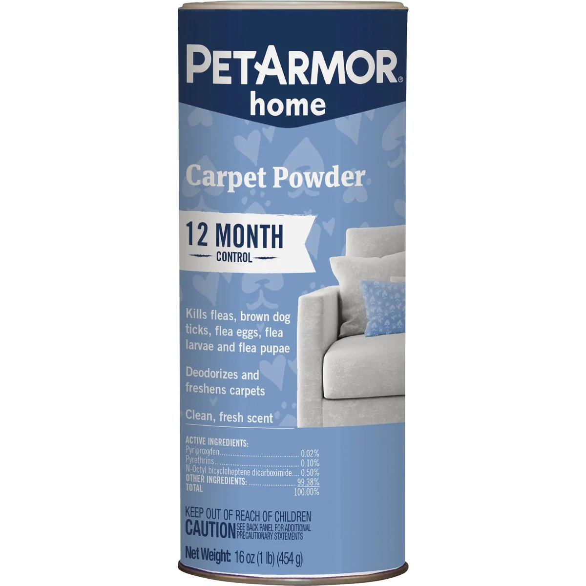 Specialty PetArmor Home 16 Oz. Flea Tick Carpet Powder User-Friendly