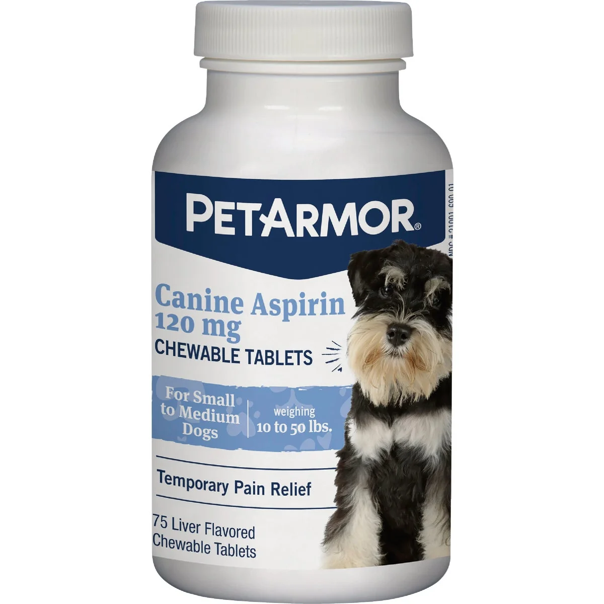 Original Design PetArmor 10 to 50 Lb. Canine Aspirin Tablets 75-Pack Selected