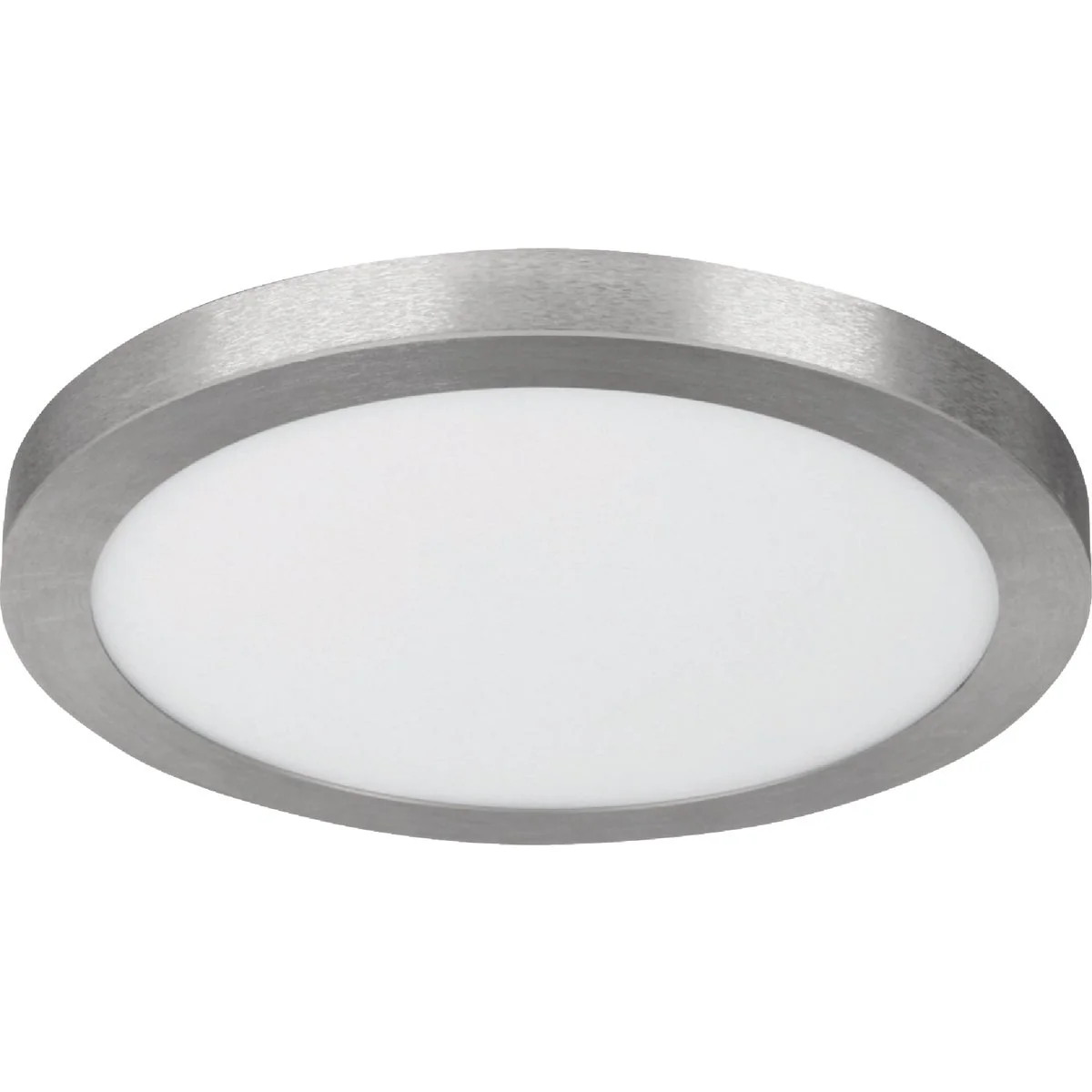 Secure Feit Electric Edge-Lit 15 In. Nickel Round 4-Way LED Flush Mount Light Superior