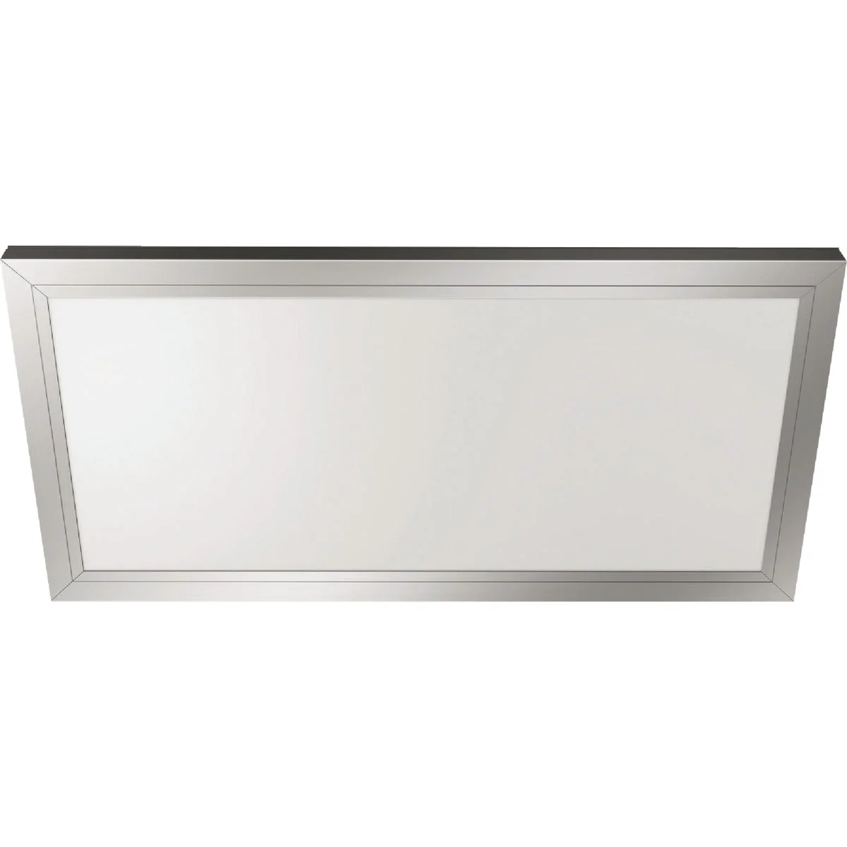 World-Class Feit Electric Edge-Lit 1 Ft. W. x 2 Ft. L. Nickel Dimmable 6-Way LED Flush Mount Light Convenient