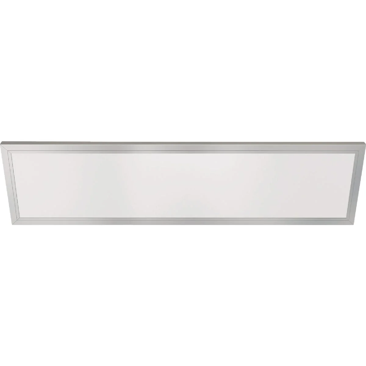 Environmentally Friendly Feit Electric Edge-Lit 1 Ft. W. x 4 Ft. L. Nickel Dimmable 6-Way LED Flush Mount Light Classic