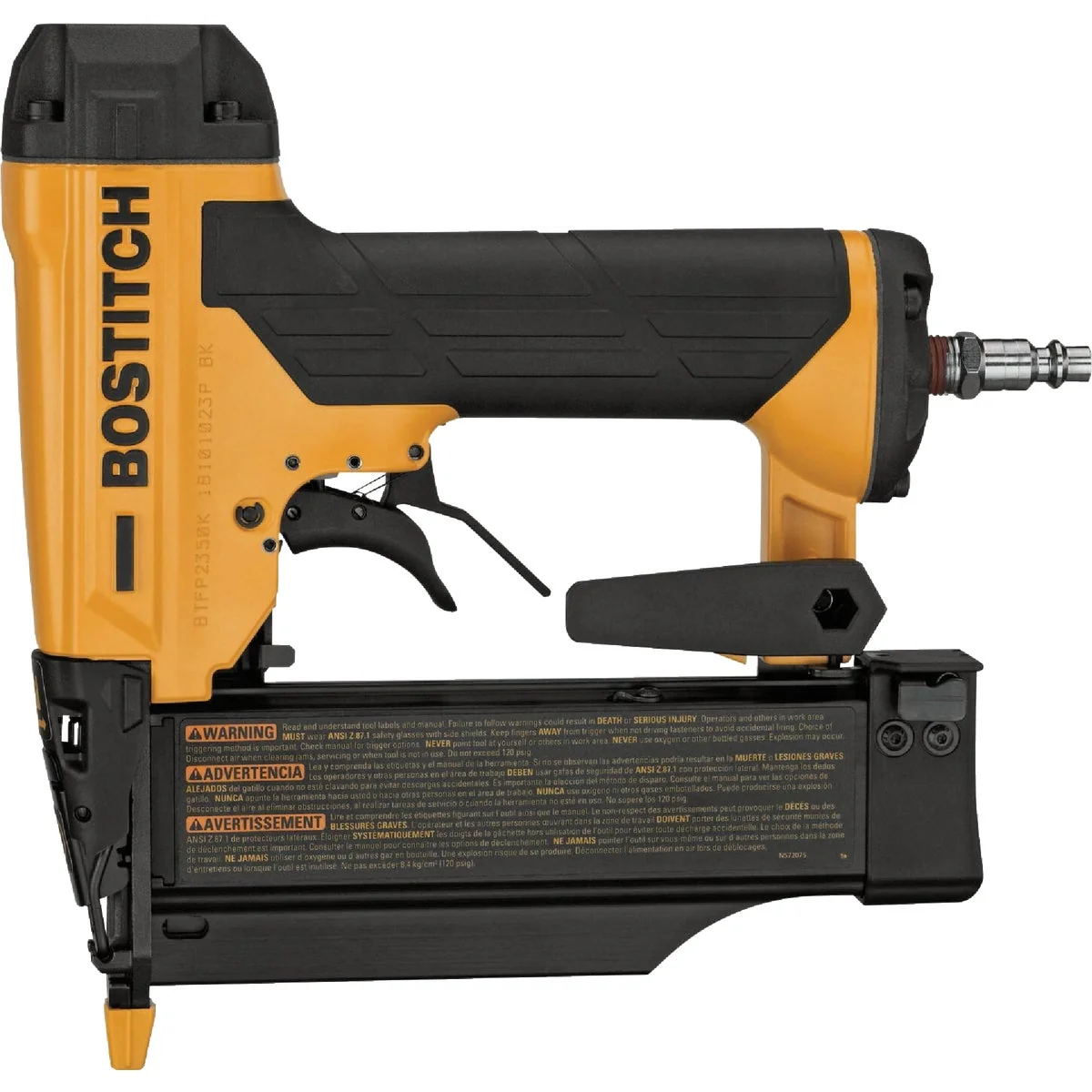 Unique Bostitch 23-Gauge 2 In. Pin Nailer Kit Secure