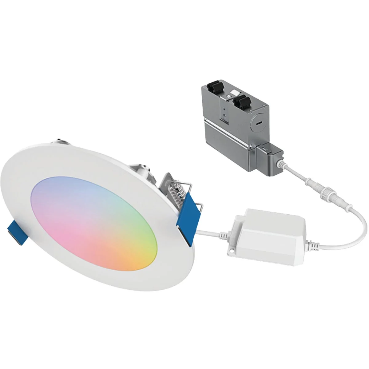 Professional Halo 4 In. White CCT Tunable Smart LED Downlight Connected by WiZ Pro 600 Lm. Traditional