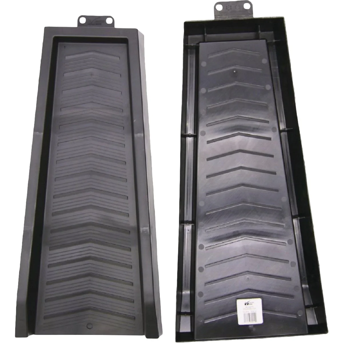 Prestigious Master Mark 11 In. W. x 2.25 In. H. x 22.90 In. L. Black Chevron Splash Block Organic