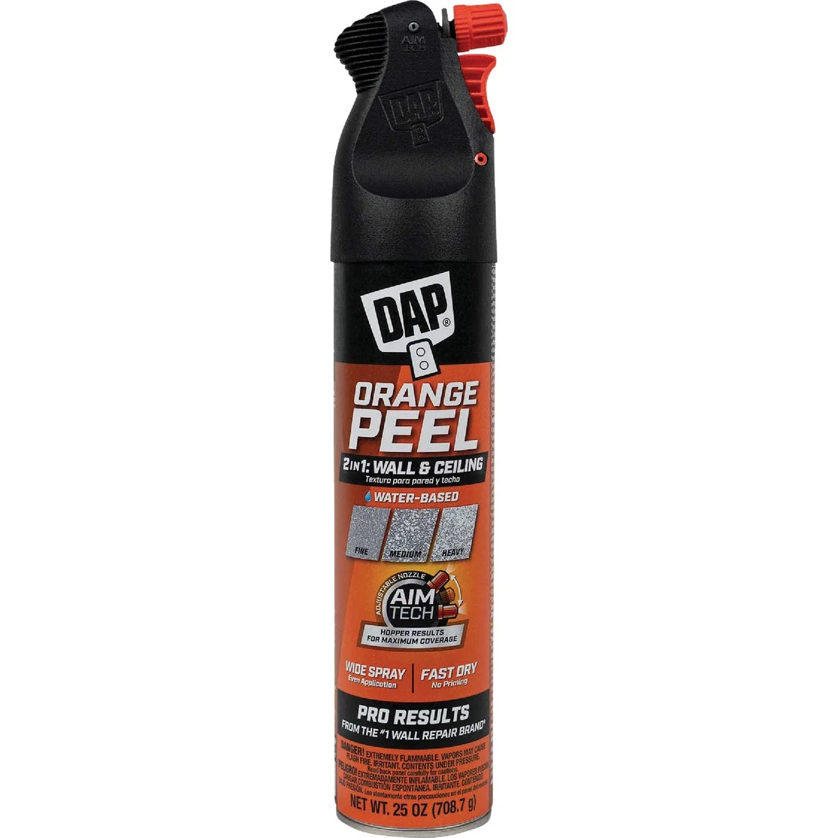 Detailed Dap 25 Oz. 2-In-1 Orange Peel Water Base Spray Texture Natural