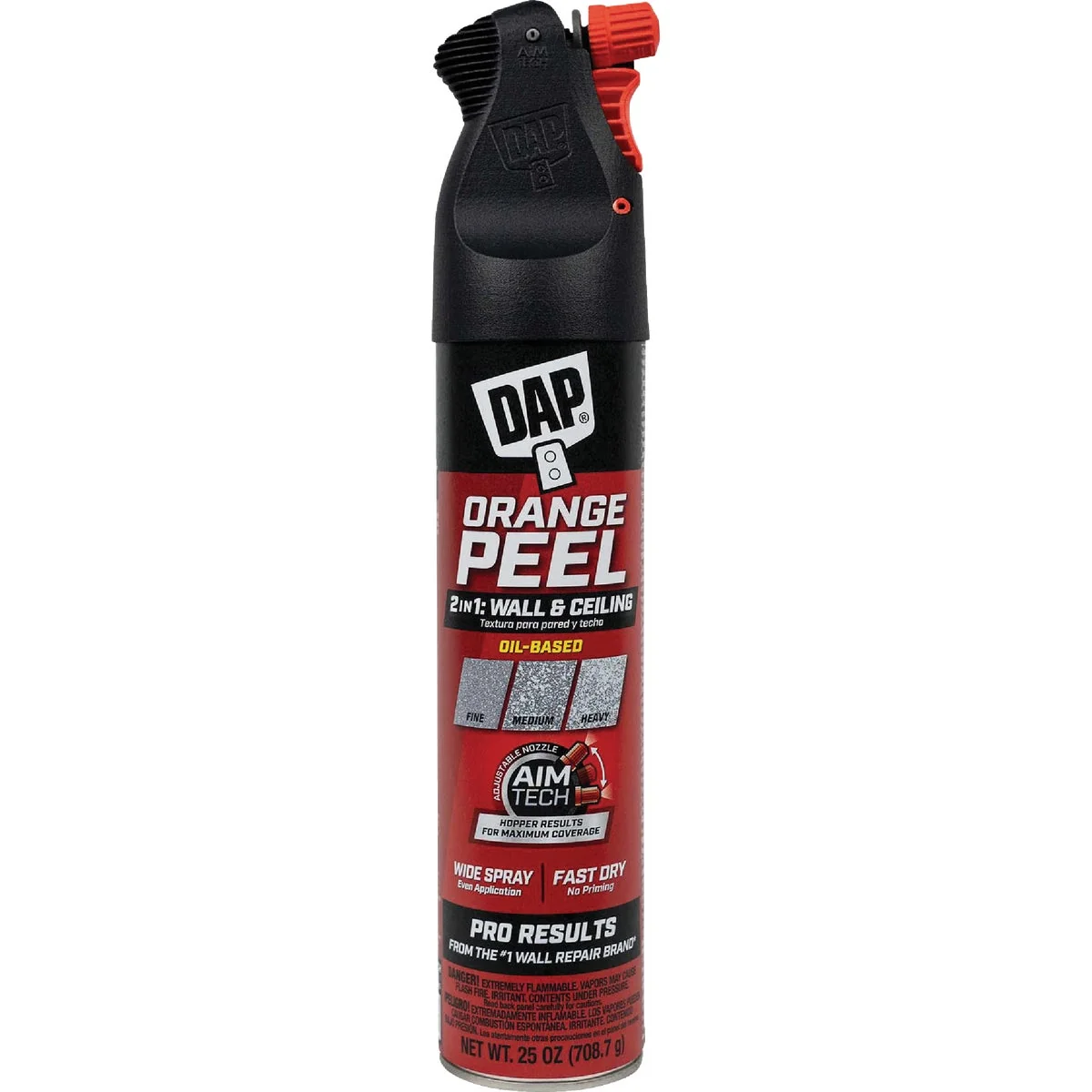 Relaxed Dap 25 Oz. 2-In-1 Orange Peel Oil Base Spray Texture Carefully Designed
