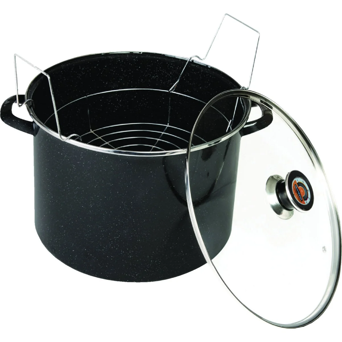 Smooth GraniteWare Heavy Gauge 21 Qt. Canner with Jar Rack Dependable