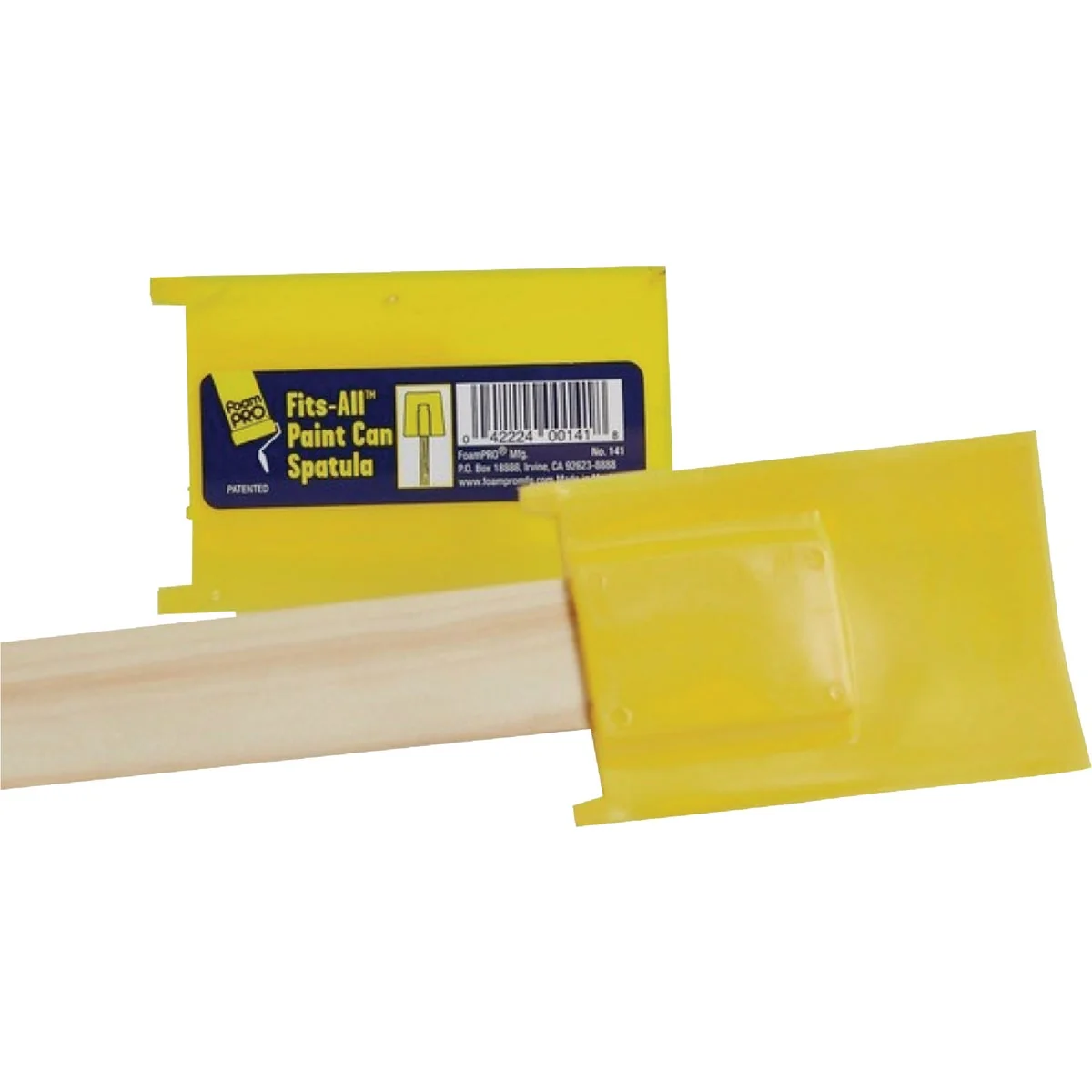 Durable FoamPro Fits-All Sticks Paint Can Spatula Convenient
