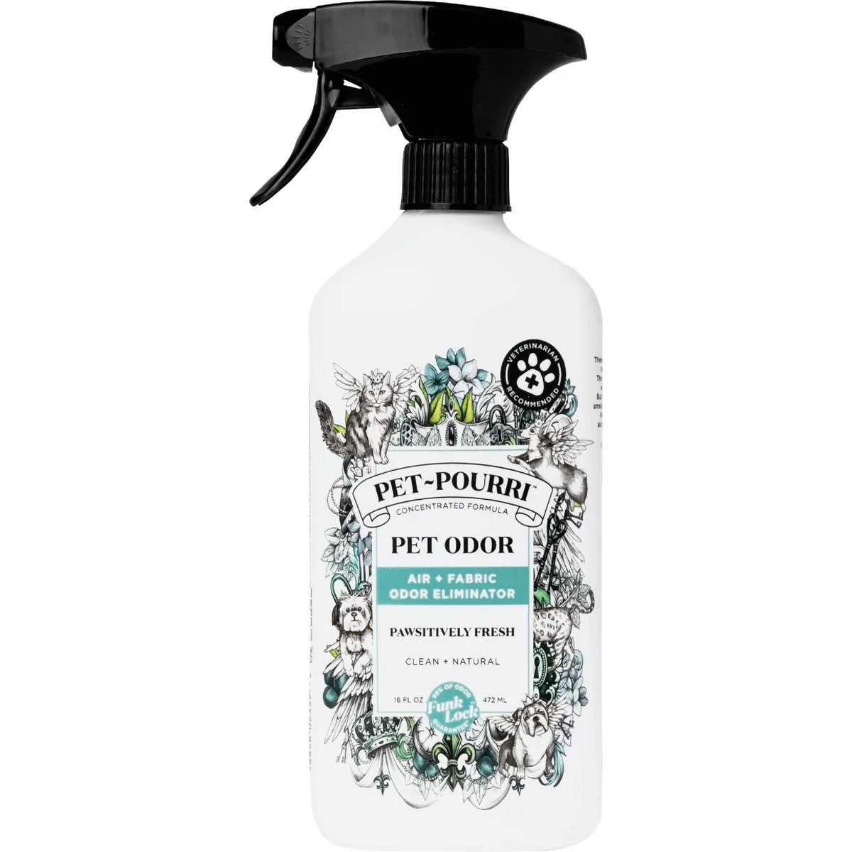 Fast Pet-Pourri 16 Oz. Air Fabric Pet Odor Eliminator Convenient
