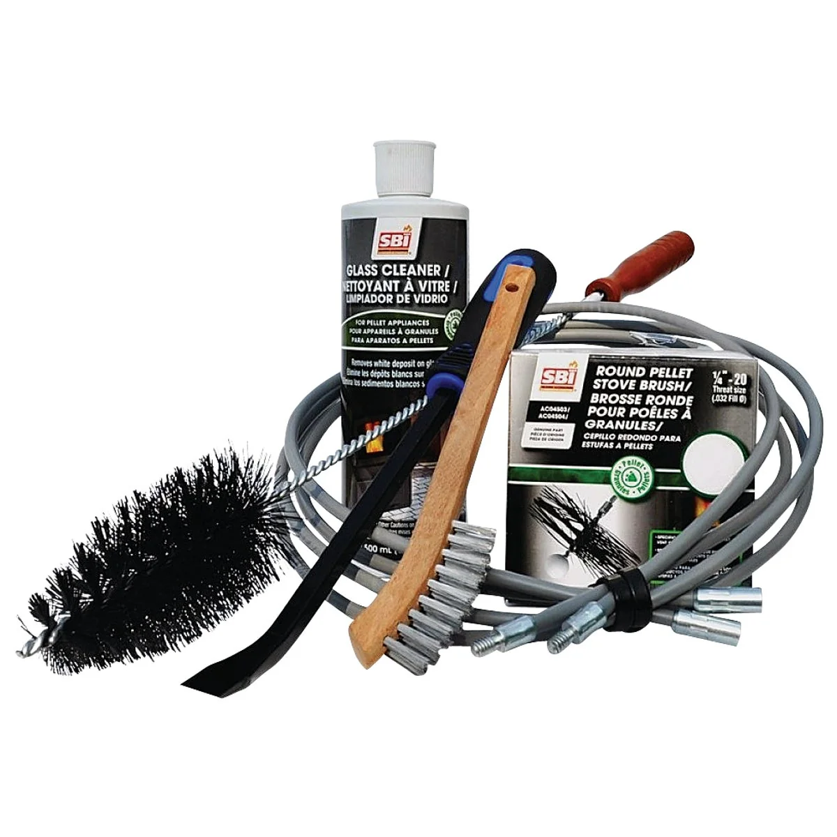 Smart Drolet 3 In. Pellet Stove Cleaning Kit Pure