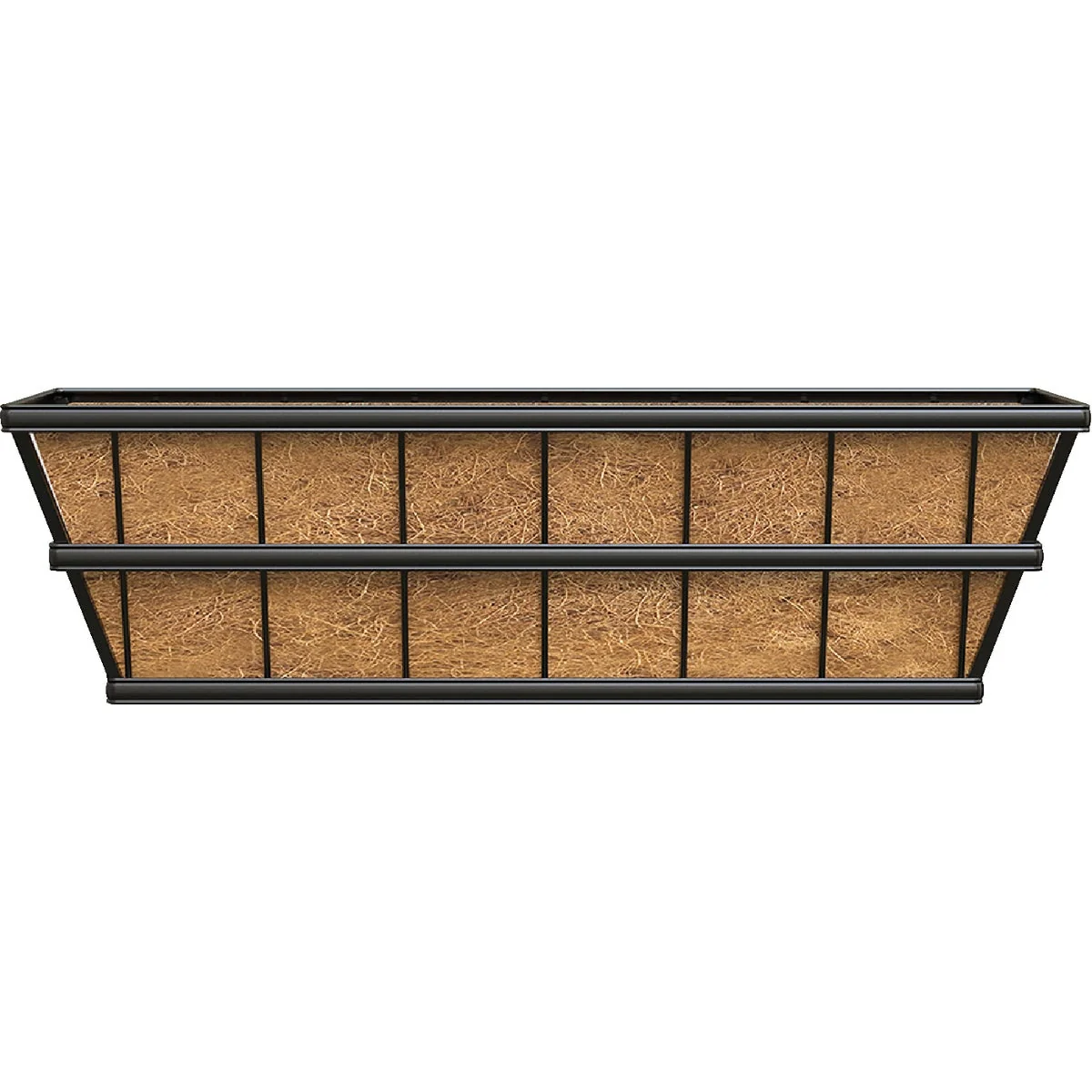 Expertly Made Panacea 30 In. Black Steel Modern Farmhouse Planter Premium Material
