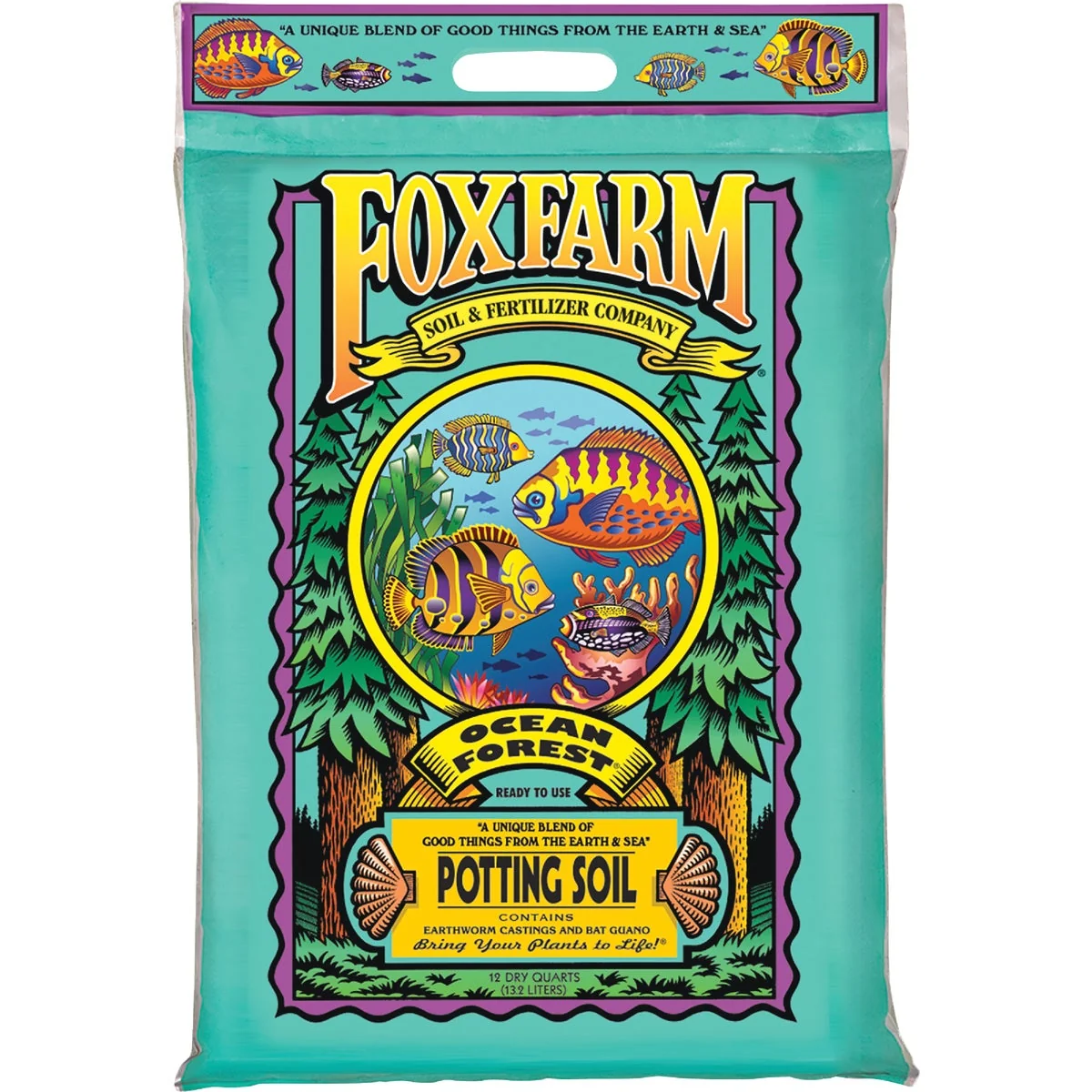 Optimized FoxFarm Ocean Forest 12 Qt. Potting Soil Easy-to-Use