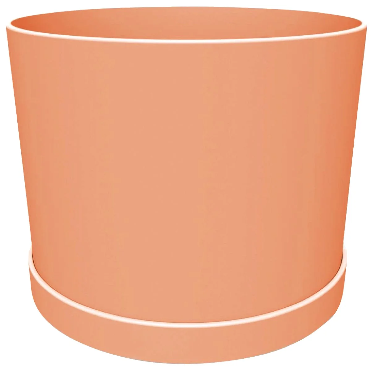 High-Grade Bloem Mathers Collection 10 In. Muted Terra Cotta Plastic Planter Detailed