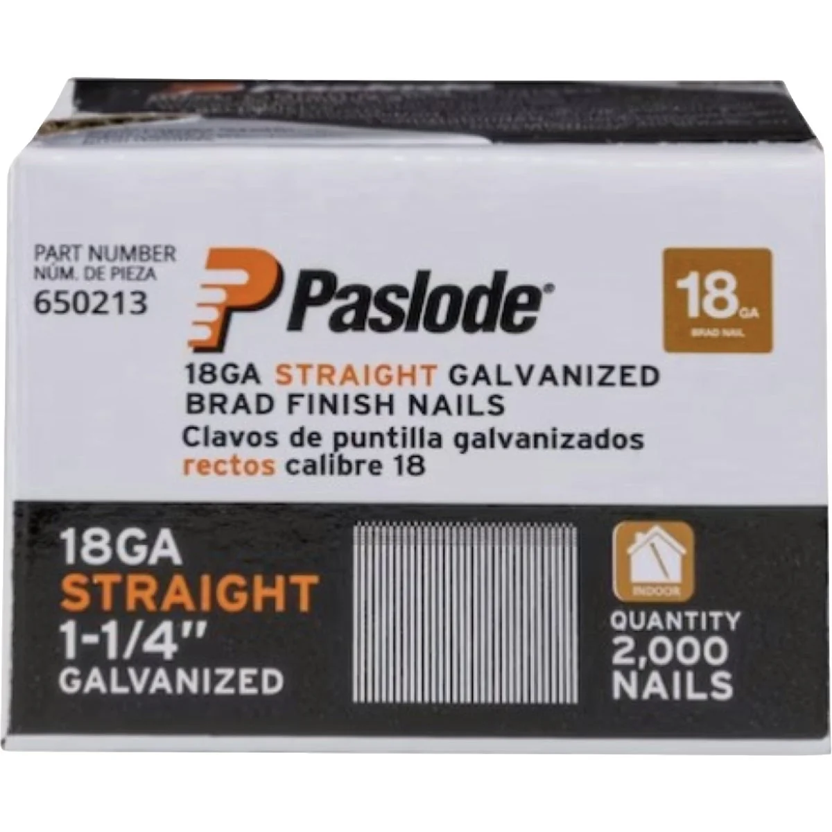 Casual Paslode 1-1 4 In. 18-Gauge Galvanized Straight Brad Nails 2000 Ct. Environmentally Friendly