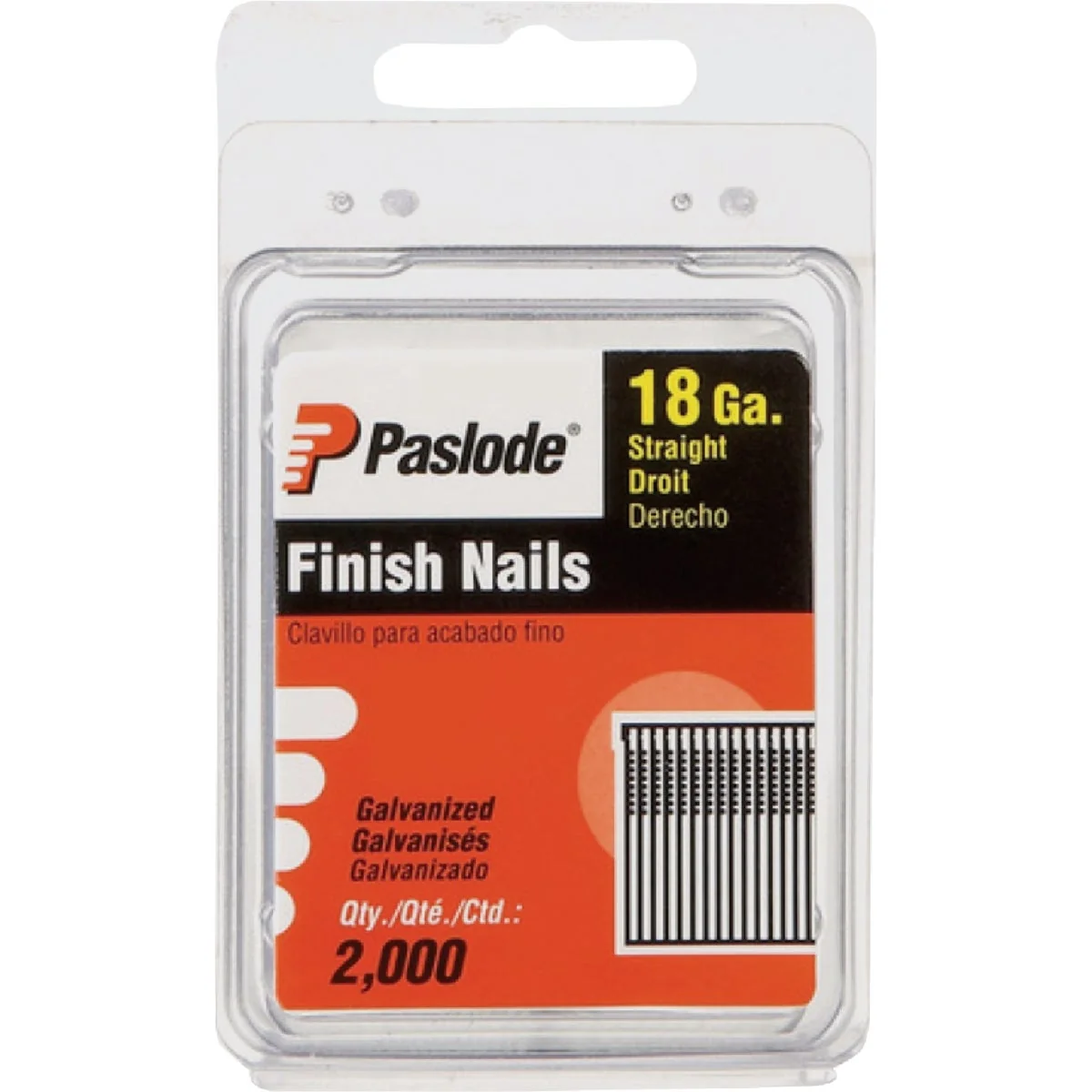 Original Design Paslode 1-1 2 In. 18-Gauge Galvanized Straight Brad Nails 2000 Ct. Practical