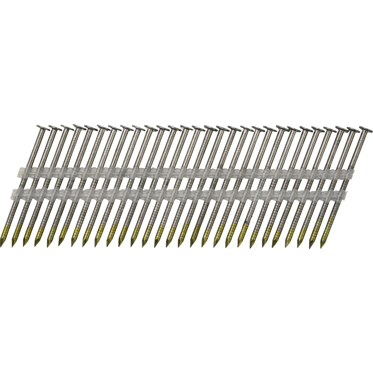 Contemporary Pro-Fit 2-3 8 In. x .113 In. 21 Degree Plastic Strip Ring Shank Round Head Galvanized Collated Stick Nails 2000 Ct. Easy-to-Use
