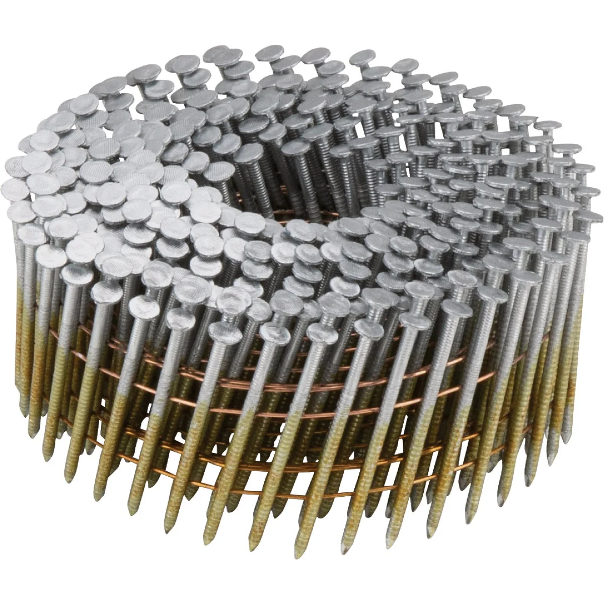 Practical Pro-Fit 15 Degree .092 In. x 2-1 4 In. Wire Weld Hot Dipped Galvanized Coil Siding Nail 4500 Ct. Expertly Made