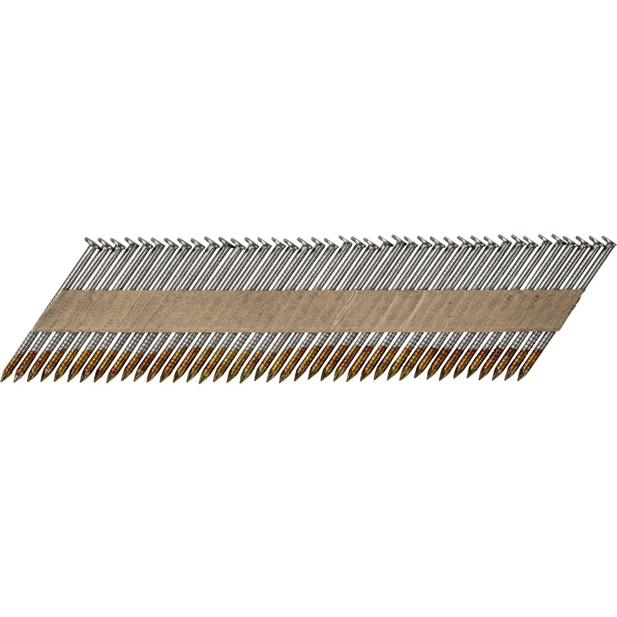 Fast Pro-Fit 2 In. x .113 In. 30 Degree Paper Tape Ring Shank Clipped Head Galvanized Collated Stick Nails 2000 Ct. Minimalist