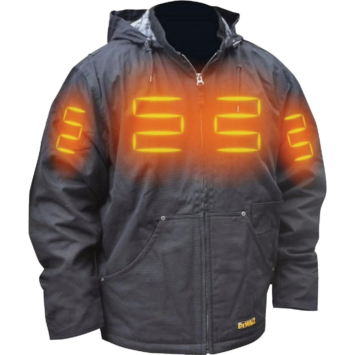 Environmentally Friendly DEWALT Men’s Black Heated Coat Kit XL Selected