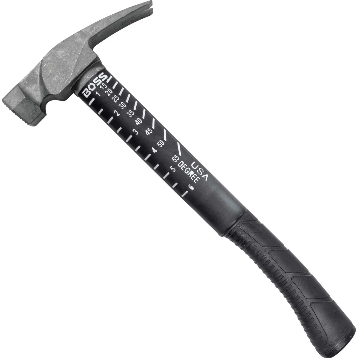 Responsible BOSS Hammer 16 Oz. Smooth-Face Framing Hammer with Fiberglass Handle Certified