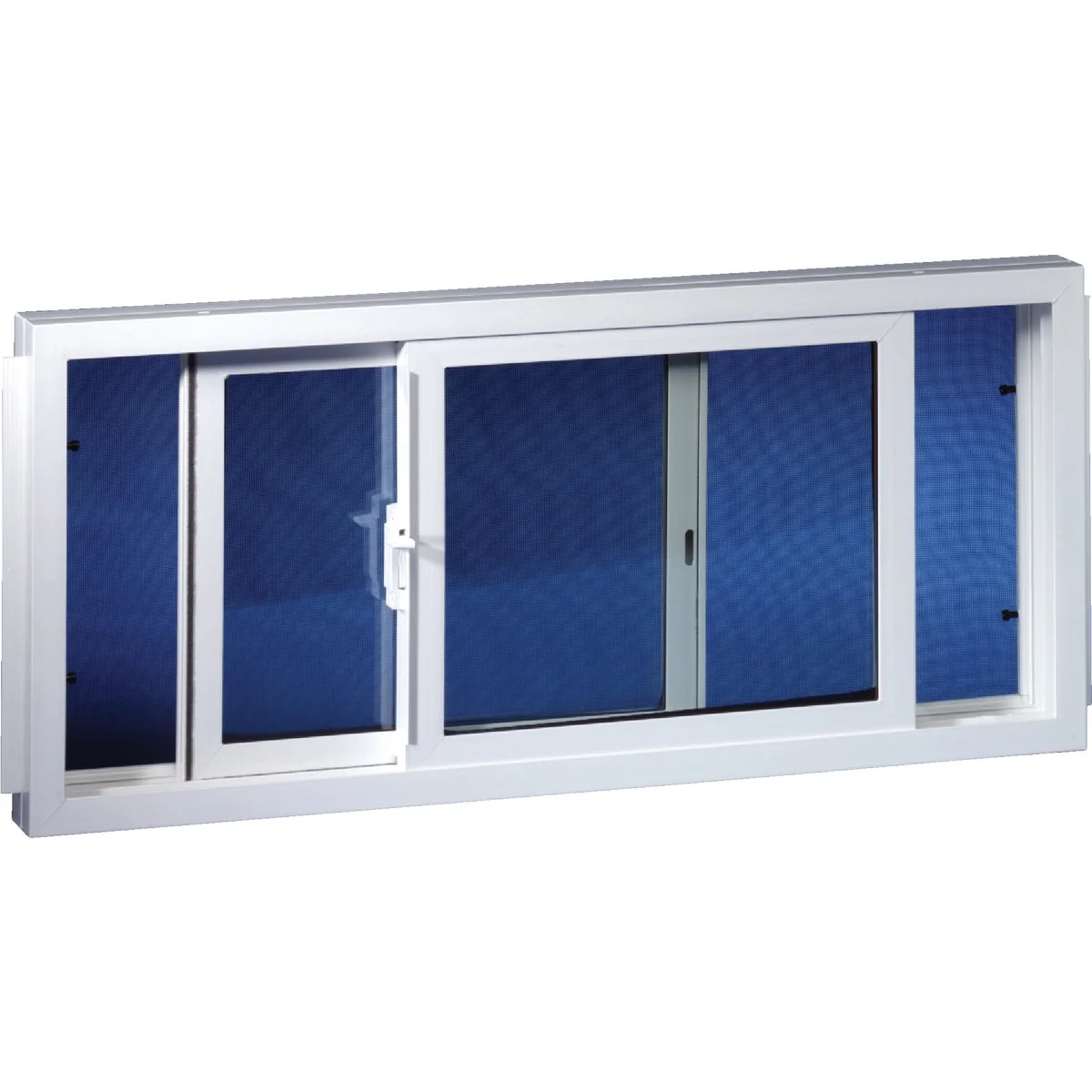 Professional Duo-Corp. 31.75 In. W. x 18 In. H White Vinyl Double Slide Basement Window Sustainable