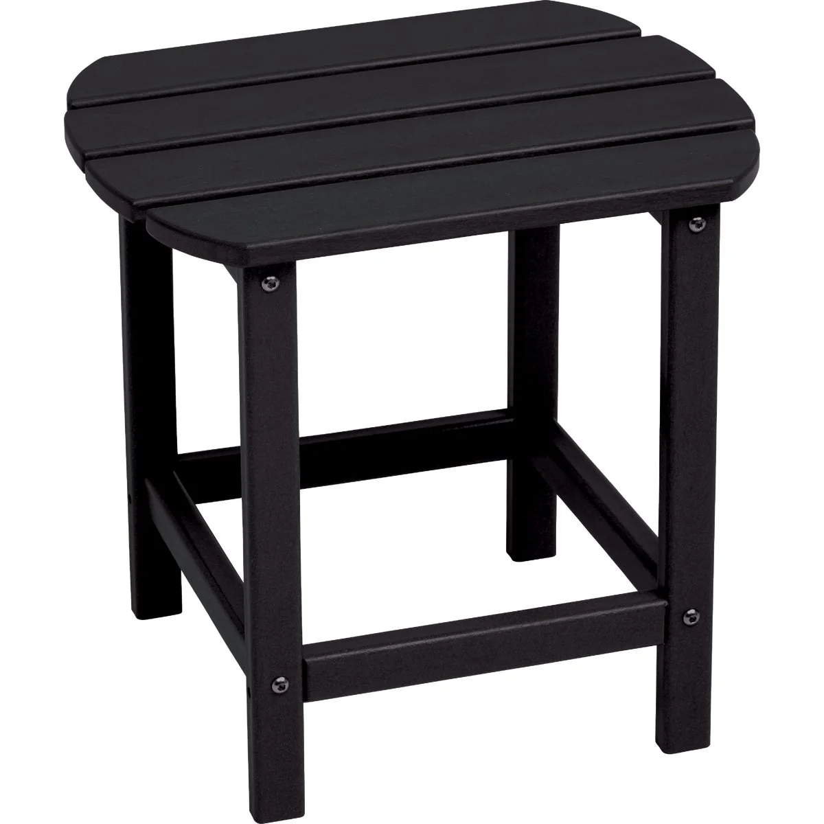 Enhanced Outdoor Expressions Black HDPE Side Table High-Grade