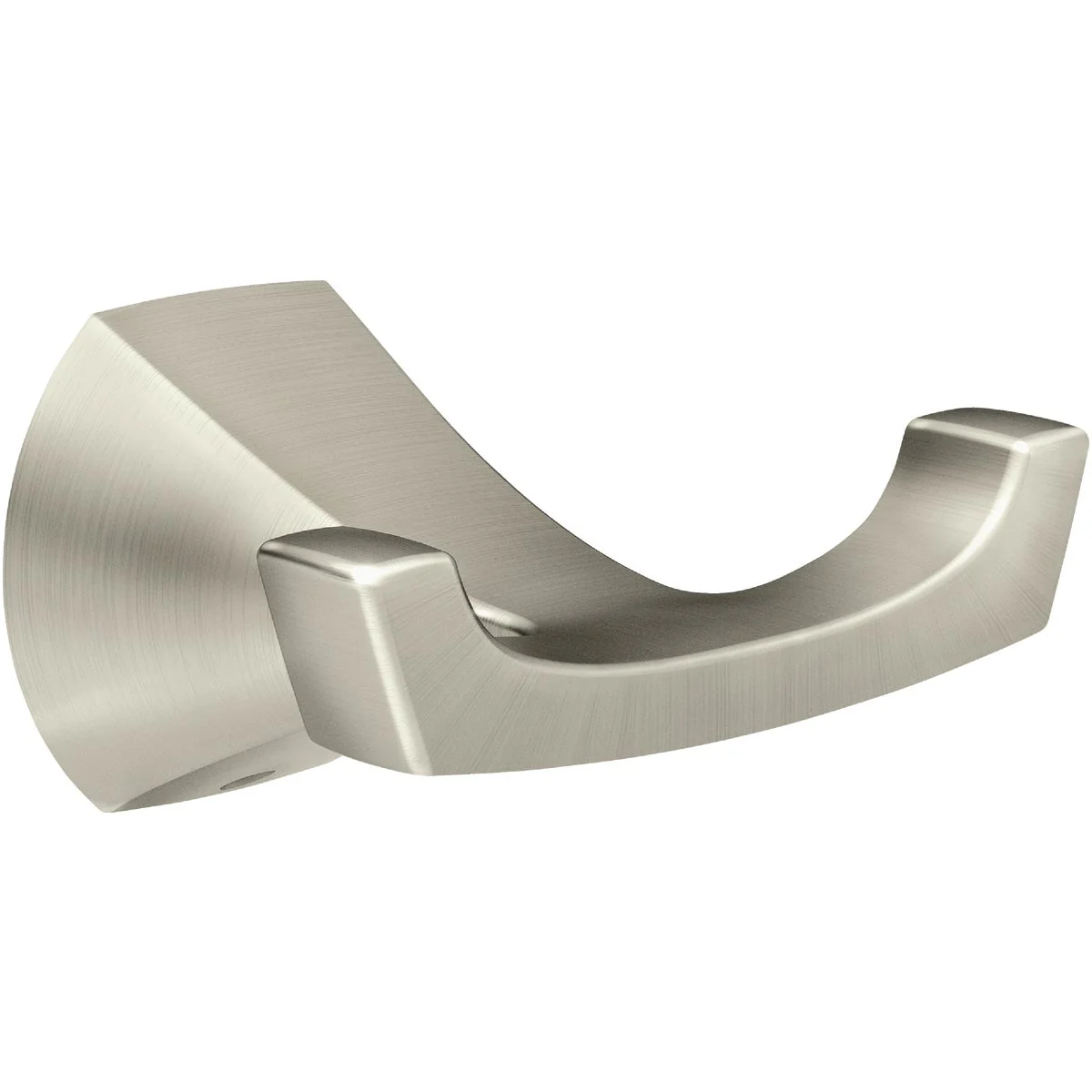 Convenient Moen Lindor Double Robe Hook Spot Resist Brushed Nickel Premium Material