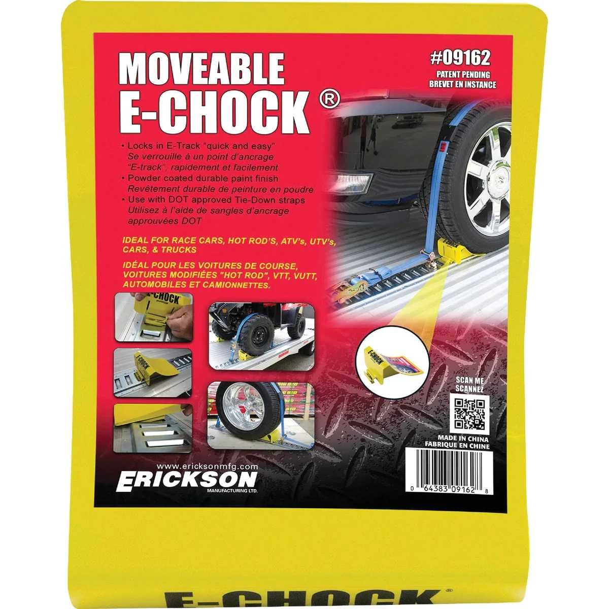 Practical Erickson Moveable Wheel E-Chock Luxury