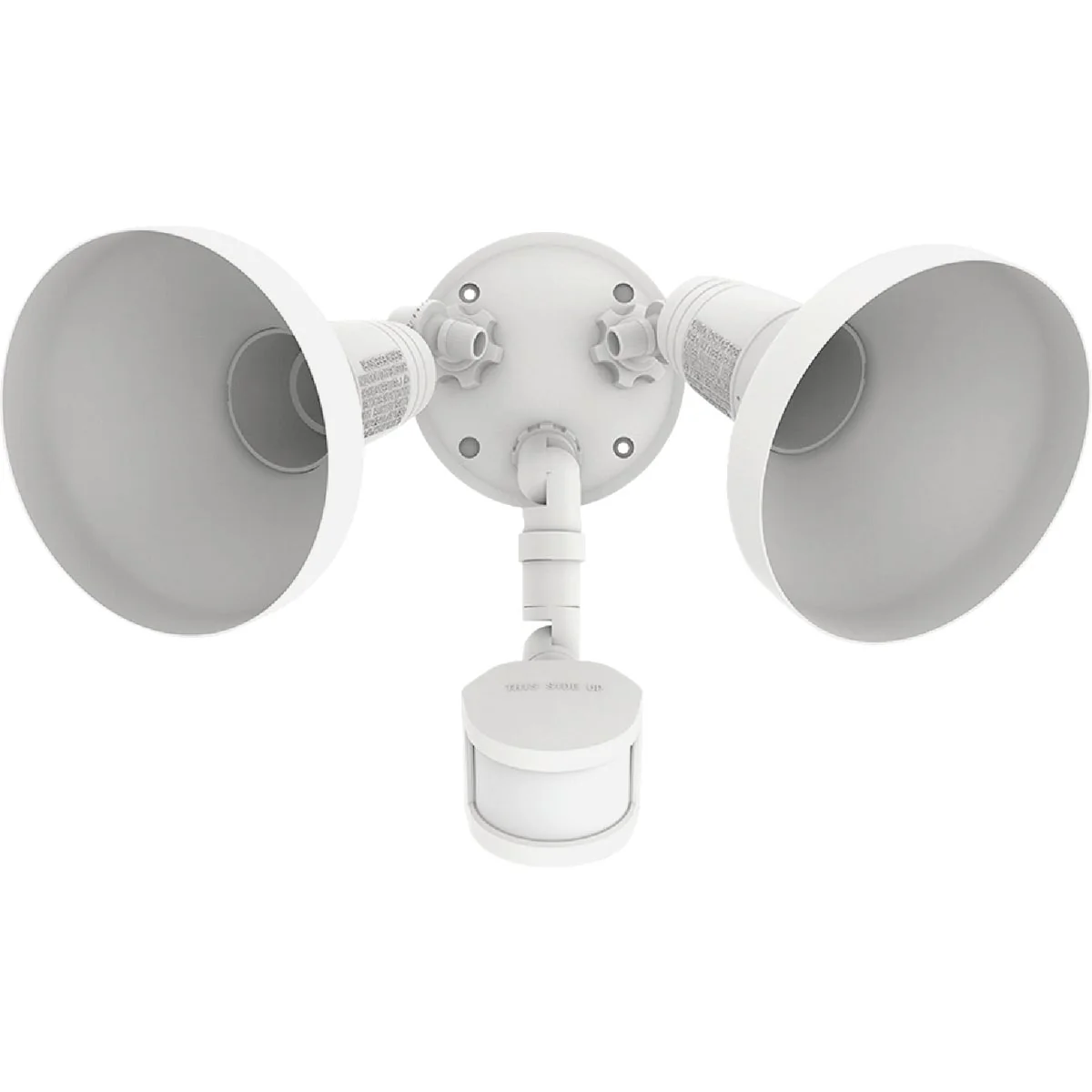 Luxury Halo White Motion Activated Incandescent Security Floodlight Fixture Authentic