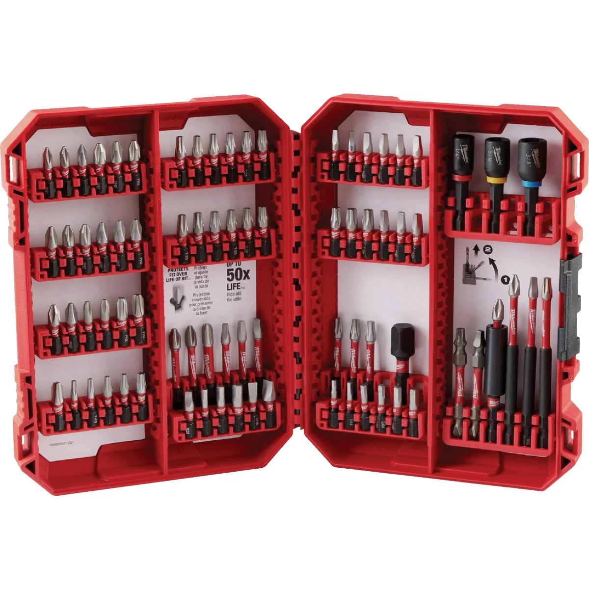 Stylish Milwaukee SHOCKWAVE 80-Piece Impact Duty Screw Driver Bit Set User-Friendly