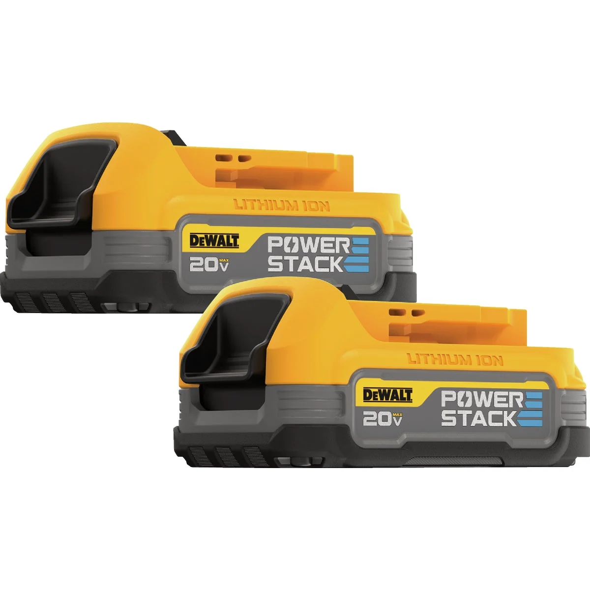 Authentic DEWALT POWERSTACK 20 Volt MAX Lithium-Ion 1.7 Ah Tool Battery 2-Pack Trendy