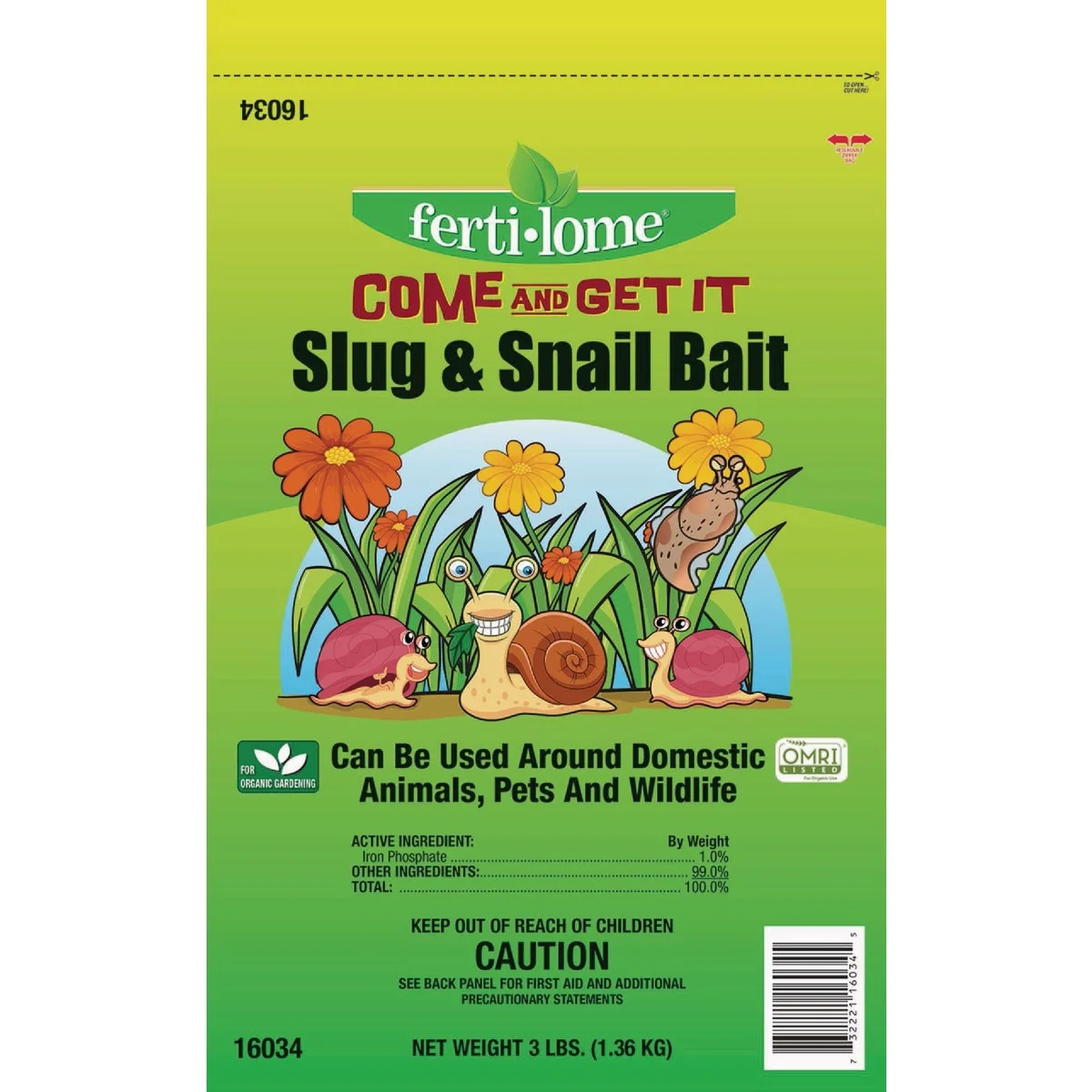 Convenient Ferti-lome Come And Get It 3 Lb. Slug Snail Bait Unique