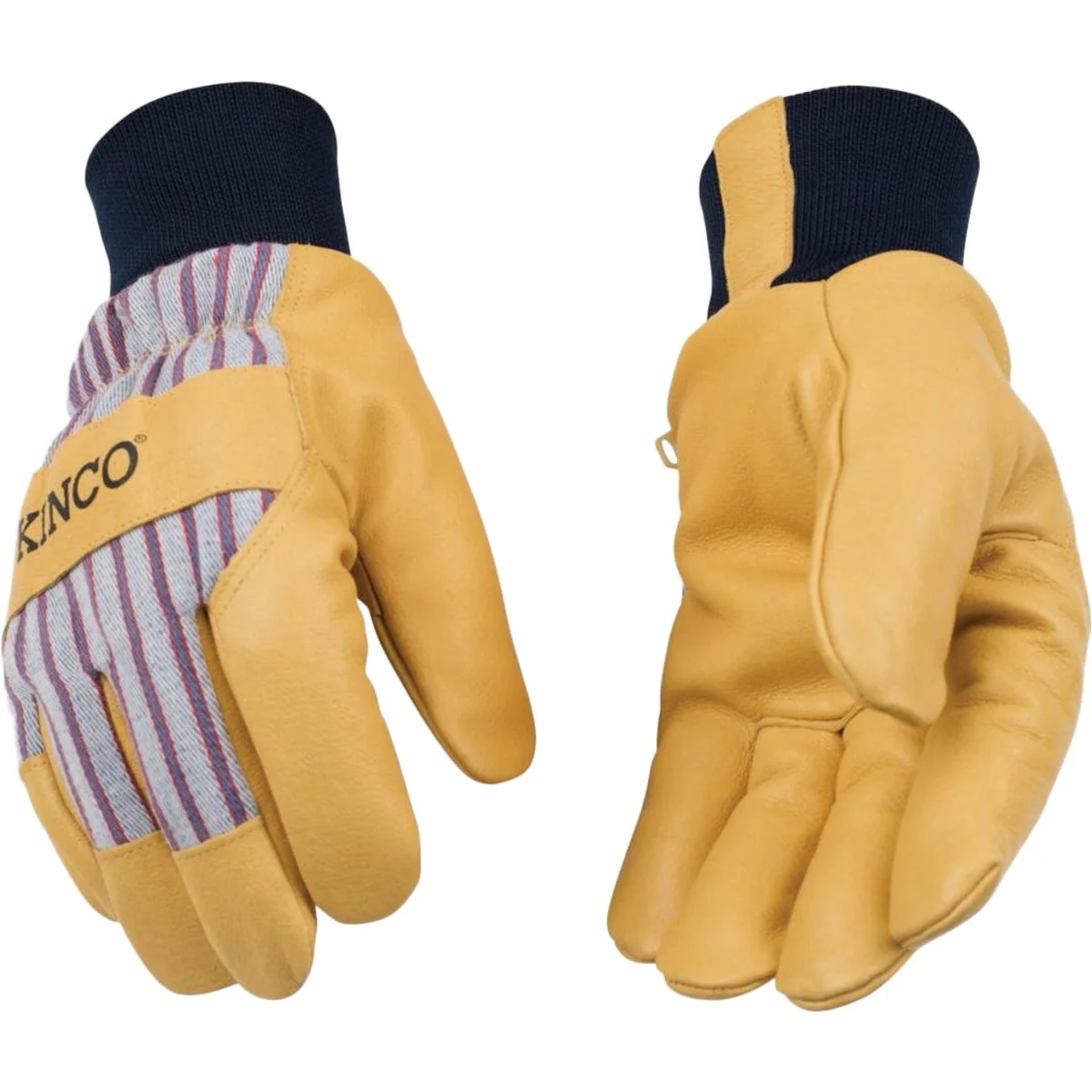 Certified Kinco Otto Striped Men’s XL Pigskin Leather Palm Thermal Insulated Work Glove Contemporary