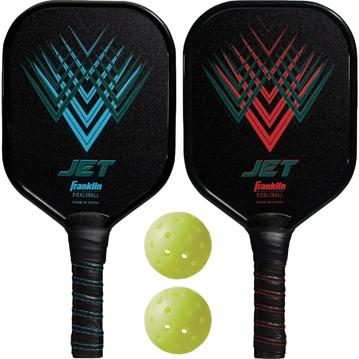 Official Franklin X-40 Jet Aluminum Pickleball Set 4-Piece Comfortable