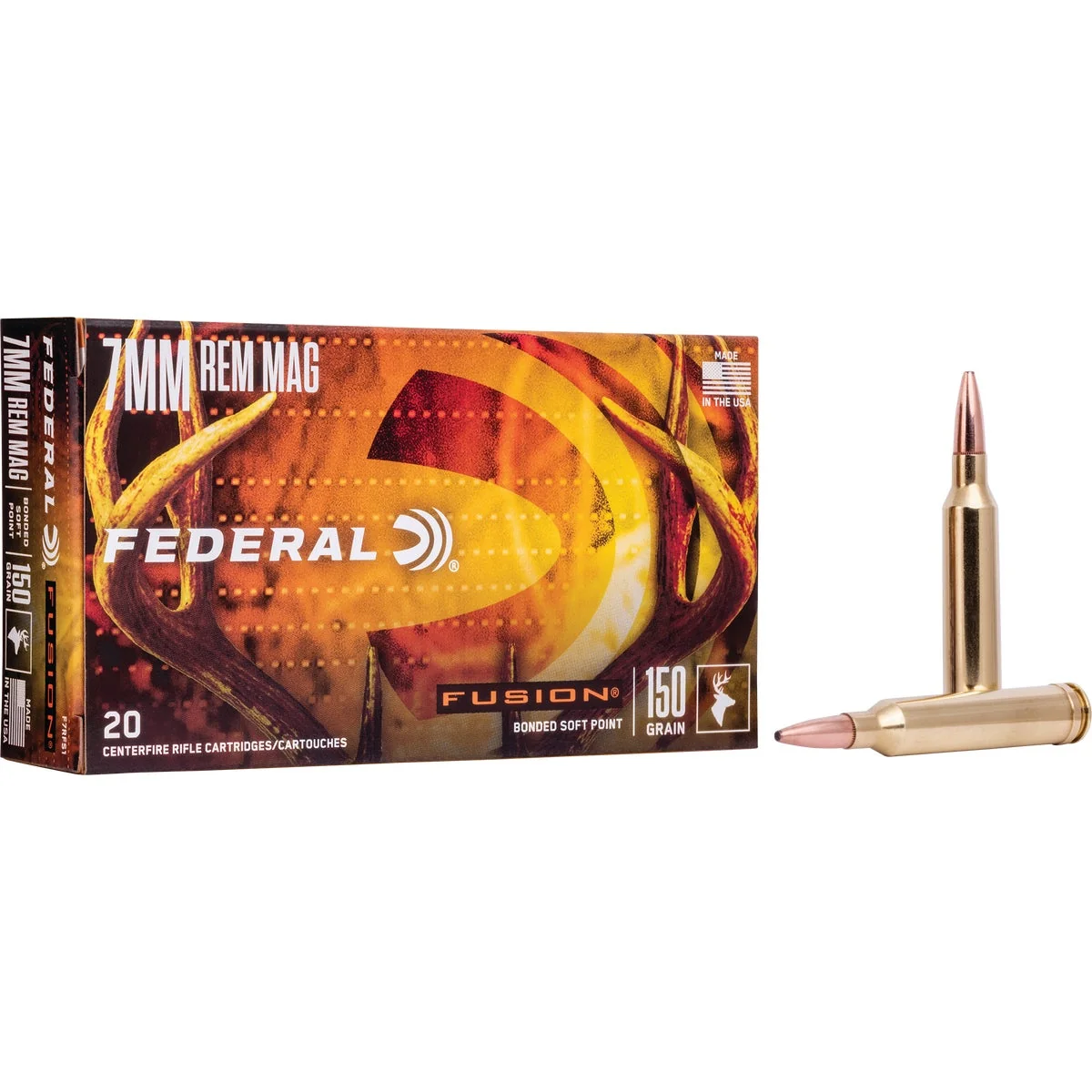 Enhanced Federal Fusion 7mm Rem Mag 150 Grain Soft Point Centerfire Ammunition Cartridges Innovative