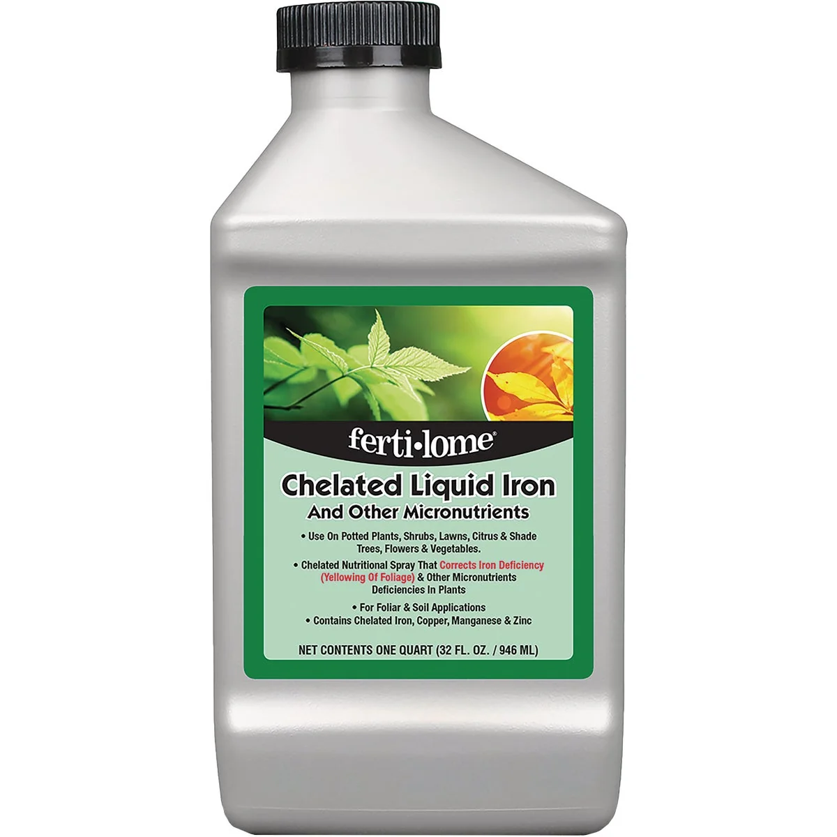 Crafted Ferti-Lome 32 Oz. Chelated Iron Formulation Concentrate Liquid Plant Food Smooth