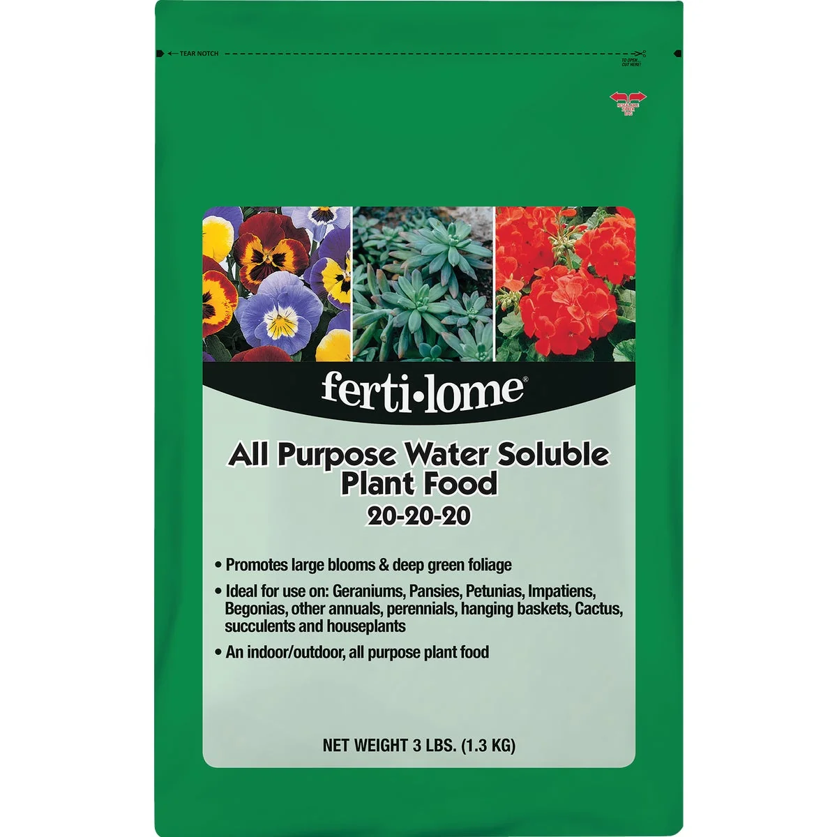 Relaxed Ferti-Lome 3 Lb. 20-20-20 All Purpose Dry Plant Food Sustainable